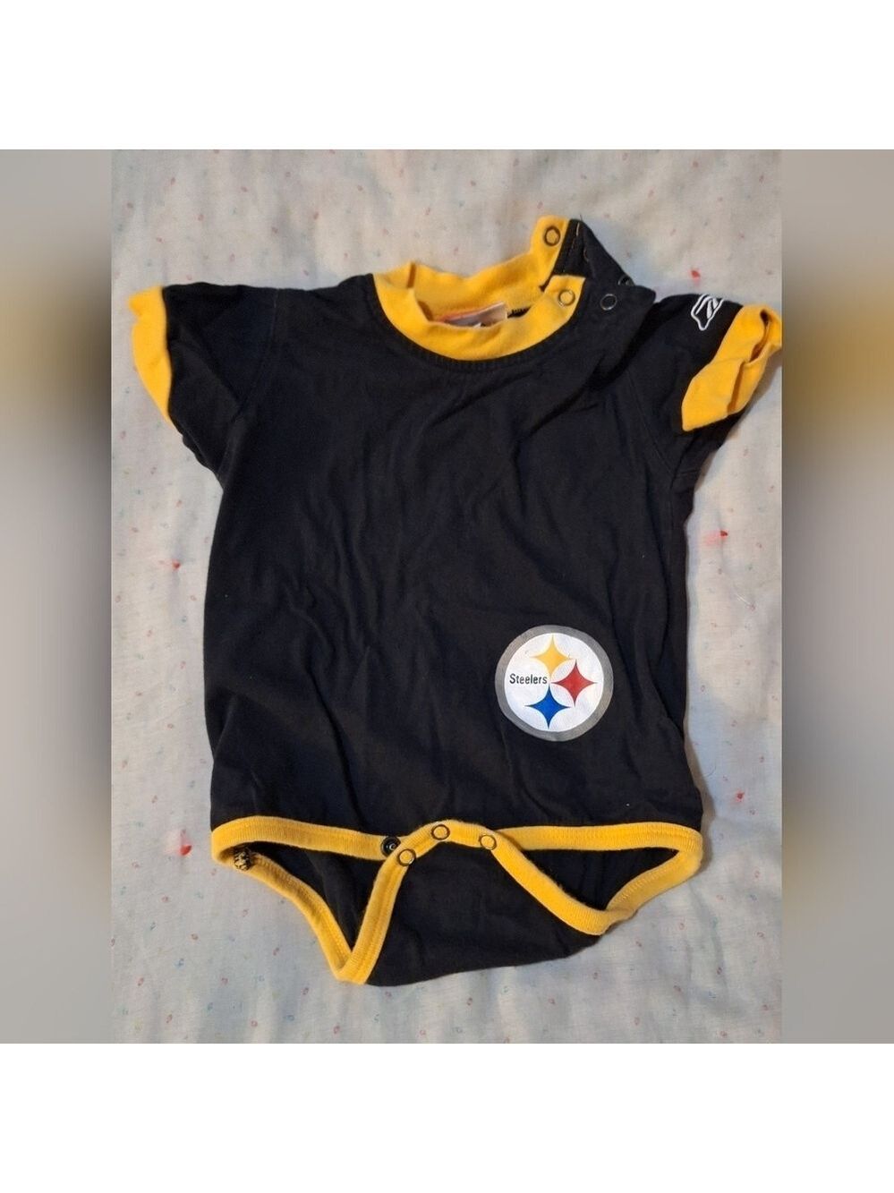 NFL Pittsburgh Steelers Black Yellow Onesie 18 Months